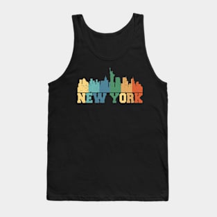 New York Skyline retro Tank Top